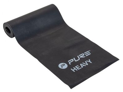 Pure2Improve widerstandsband XL schwer 200 x 15 cm latex schwarz