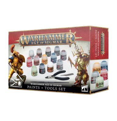 Warhammer Age of Sigmar Paints + Tools Set 80-17
