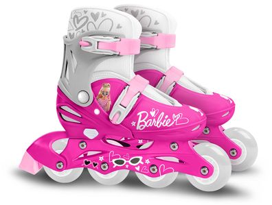 Mattel Barbie Inline Skates Hardboot Verstellbar Rosa Gr. 30/33
