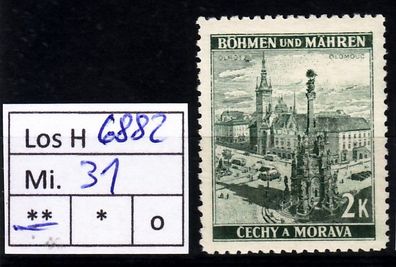 Los H6882: Deutsches Reich Mi. 31 * *