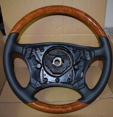 w220 S klasse Holzlenkrad Lederlenkrad Lenkrad w215 CL steering wheel holz