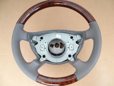 1 Mercedes E klasse holz holzlenkrad w211 NEU Lenkrad wurzelnuss palmagrau
