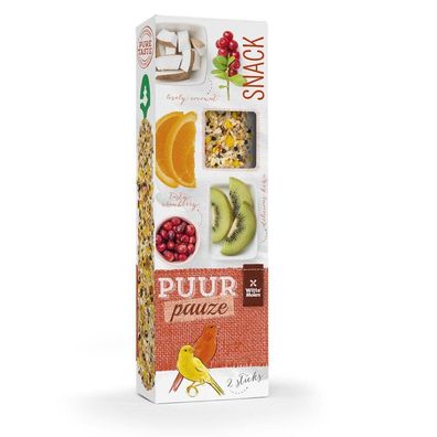 Witte Molen Puur Pauze Kanarien Sticks Cranberry Kiwi 1 x 60g