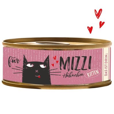 Bubeck Kitten Mizzi Hühnchen - Katzen Dosenfutter 6 x 100 g