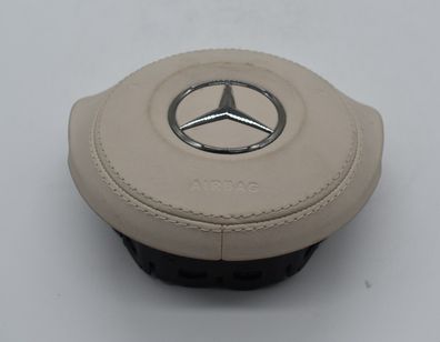 Original Mercedes w222 S Klasse Airbag Abdeckung Leder beige