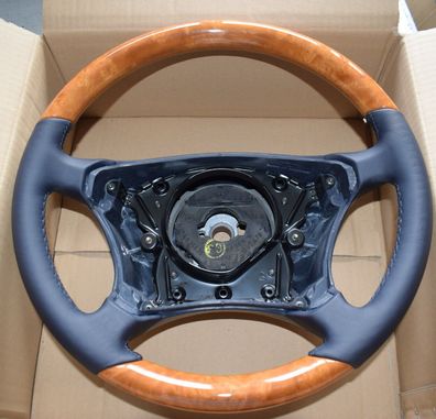 Original Mercedes w220 s klasse Holz Lenkrad w215 CL steering wheel wood NEU