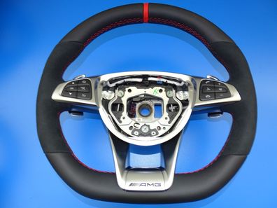 mercedes lenkrad c63 AMG steering wheel mopf performace facelift designo rot