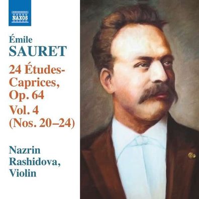 Emile Sauret (1852-1920): 24 Etudes-Caprices, op.64, Vol.4 - - (CD / #)