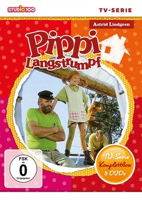 Pippi Langstrumpf - TV-Serien BOX (DVD) 5Disc Min: 584/ DD/ VB Neuauflage