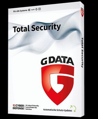 G Data Total Security 3 Geräte 1 Jahr Windows ESD Lizenz Code per E-Mail