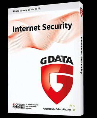 G Data Internet Security 3 Geräte 1 Jahr Windows ESD Lizenz Code per E-Mail