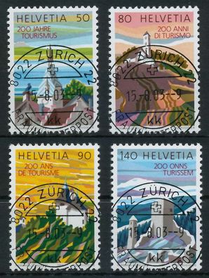 Schweiz 1987 Nr 1354ya-1357ya zentrisch gestempelt X72367A