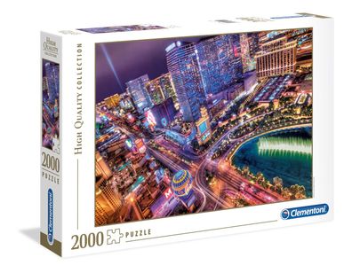 Clementoni 32555 Las Vegas bei Nacht 2000 Teile Puzzle