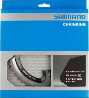 Shimano Kettenblatt FC-9000 DuraAce 50 Zähne 11-fach silber/ schwarz LK 110mm