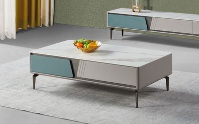 Couchtisch Tisch Design Tische Wohnzimmer Holztisch Grau Neu