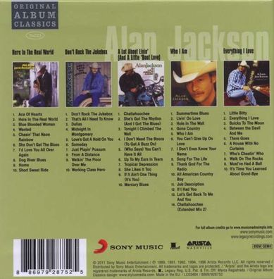 Alan Jackson: Original Album Classics - Arista - (CD / Titel: A-G)
