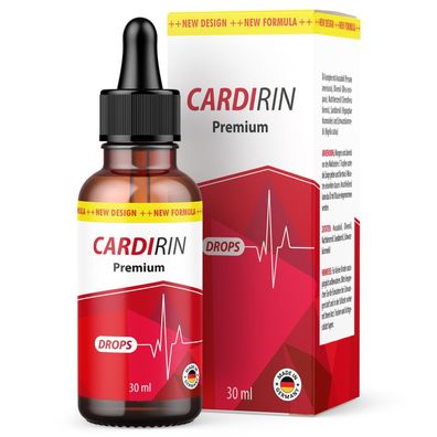 Cardirin Premium Drops | Premium Qualität für Frauen und Männer | 30 ml