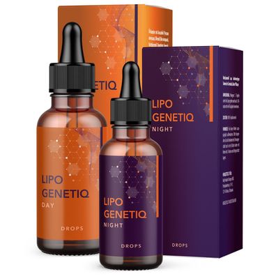 Lipo Genetiq Night Tropfen & Lipo Genetiq Day Öl-Komplex | 10 + 30ml
