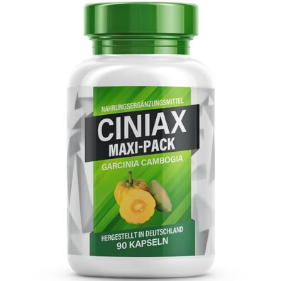 Ciniax MAXI PACK | für Frauen und Männer | Garcinia Cambogia | 90 Kapseln