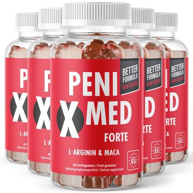 PeniX med Forte | Gummies für den aktiven Mann | mit 60 Penixmed pro Dose