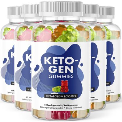 Ketogen Gummies | 60 Stück pro Dose | Fruchtgummies | Metabolism Booster