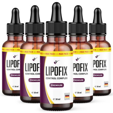 Lipofix Öl-Komplex Tropfen - Premium Qualität | für Frau und Mann - 30 ml