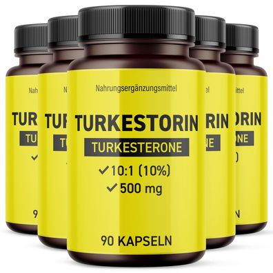 Turkestorin - Turkesterone Trainings Booster / Hochdosiert - 500mg pro Kapsel