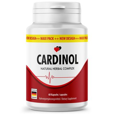 Cardinol Kapseln | Qualität für Mann und Frau | 60 Kapseln Inhalt