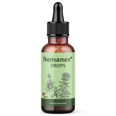 Nemanex Drops - 30 ml Inhalt - Tropfen für die Unterstützung des Körpers