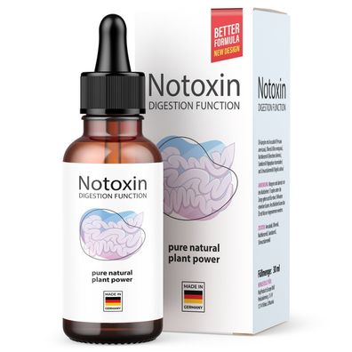 Notoxin Tropfen - flüssiges Nahrungsergänzungsmittel - 30 ml pro Flasche