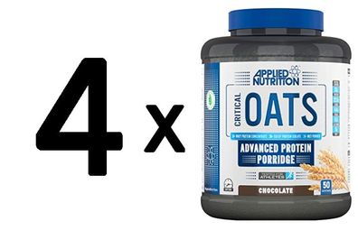4 x Critical Oats Protein Porridge, Chocolate - 3000g