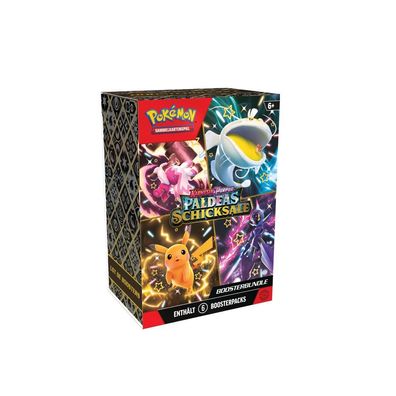 Booster-Bundle | Pokemon Karten deutsch | Karmesin & Purpur Paldeas Schicksale