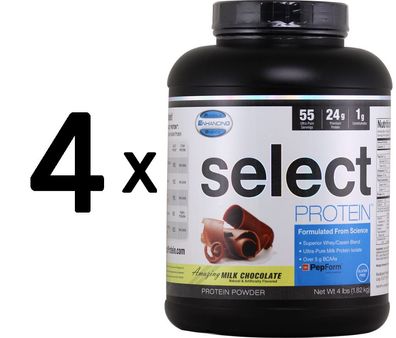 4 x Select Protein, Chocolate Peanut Butter Cup - 1790g