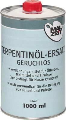 Terpentinöl-Ersatz geruchlos Verdünner Reiniger Terpentin-Öl 1000ml von Malzeit