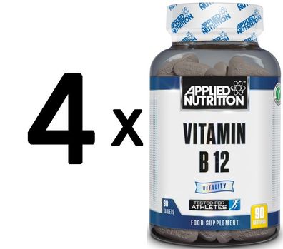 4 x Vitamin B12 - 90 tabs