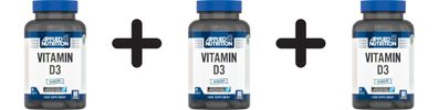 3 x Vitamin D3 - 90 tabs