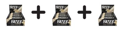 3 x Yates Protein Bar, White Chocolate Peanut - 12 x 60g