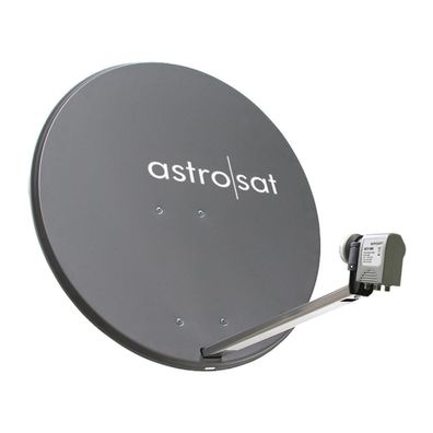 Astro SAT SET 850-44 Spiegel/ Quad LNB, anthrazit (300331)