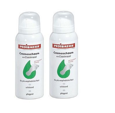 Pedibaehr - Cremeschaum für pilzempfindliche Haut 2x 125 ml