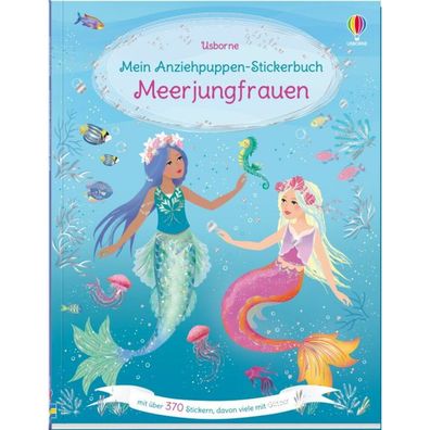 Anziehpuppen-Stickerbuch- Meerjungfrauen