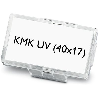 Phoenix Contact Kabelmarkerträger - KMK UV (40X17), transparent, 50 Stück ...