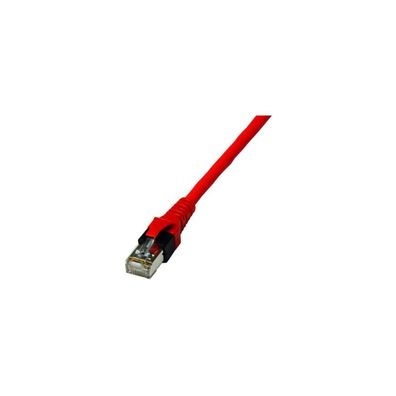 Protec. net PPK6a rot Patchkabel-ISO RJ45 rot 5 m