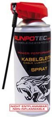 Runpotec Kabelgleitmittel, Spray, 400 ml (20523)
