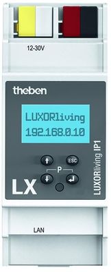 Theben LUXORliving IP1 Systemzentrale mit Ethernet- und Bus-Schnittstelle (4...
