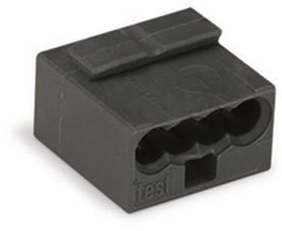 Wago 243-204 Micro-Verbindungsdosenklemmen, 4-Leiter-Klemme, 0,6-0,8 mm, dun...