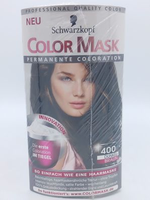 Color Mask Nr 400 Dunkel Braun 3-er Pack (145 ml)