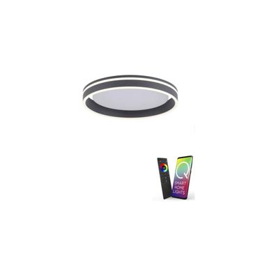 Paul Neuhaus Q-Vito LED-Deckenleuchte, 28W, 3000lm, Smart Home, anthrazit (8...