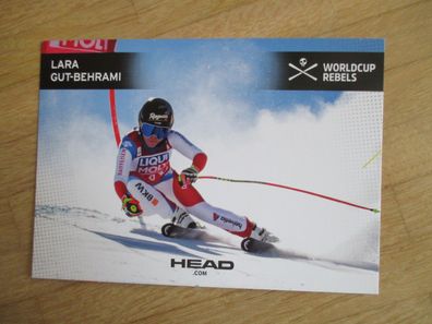 Skistar Lara Gut-Behrami - Autogrammkarte!!!