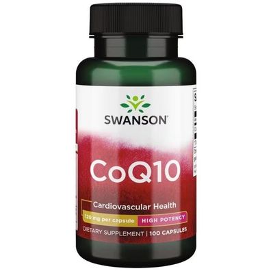 Swanson, CoQ10 - High Potency, 120mg, 100 Kapseln