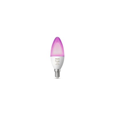 Philips Hue White & Color Ambiance Smarte LED Lampe, Kerze, E14, 5,3W, 470lm...